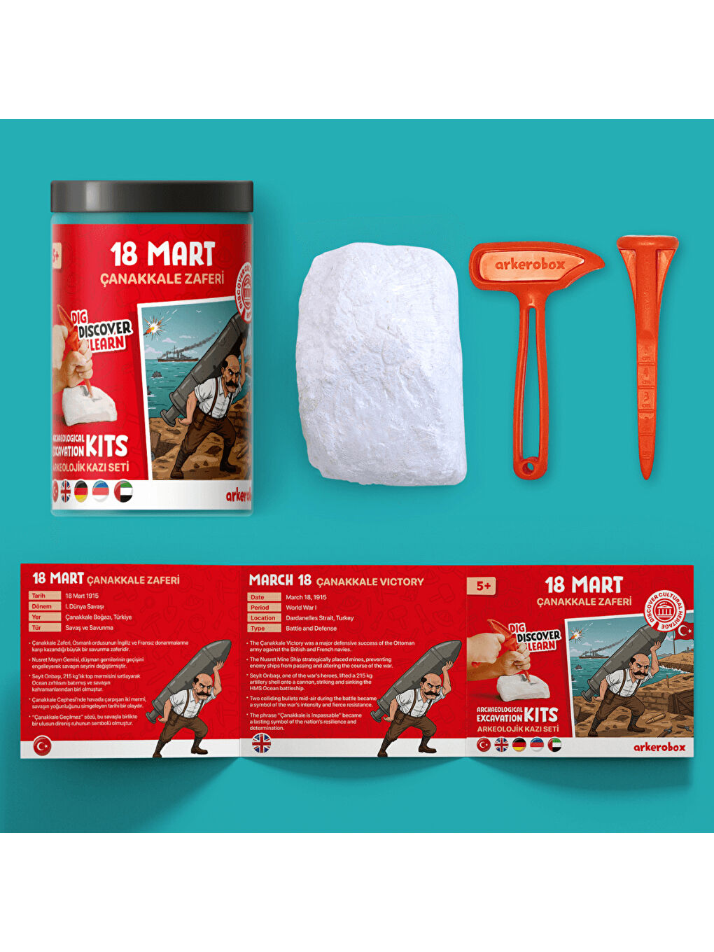 18 Mart Çanakkale Zaferi Mini Kazı Seti-1