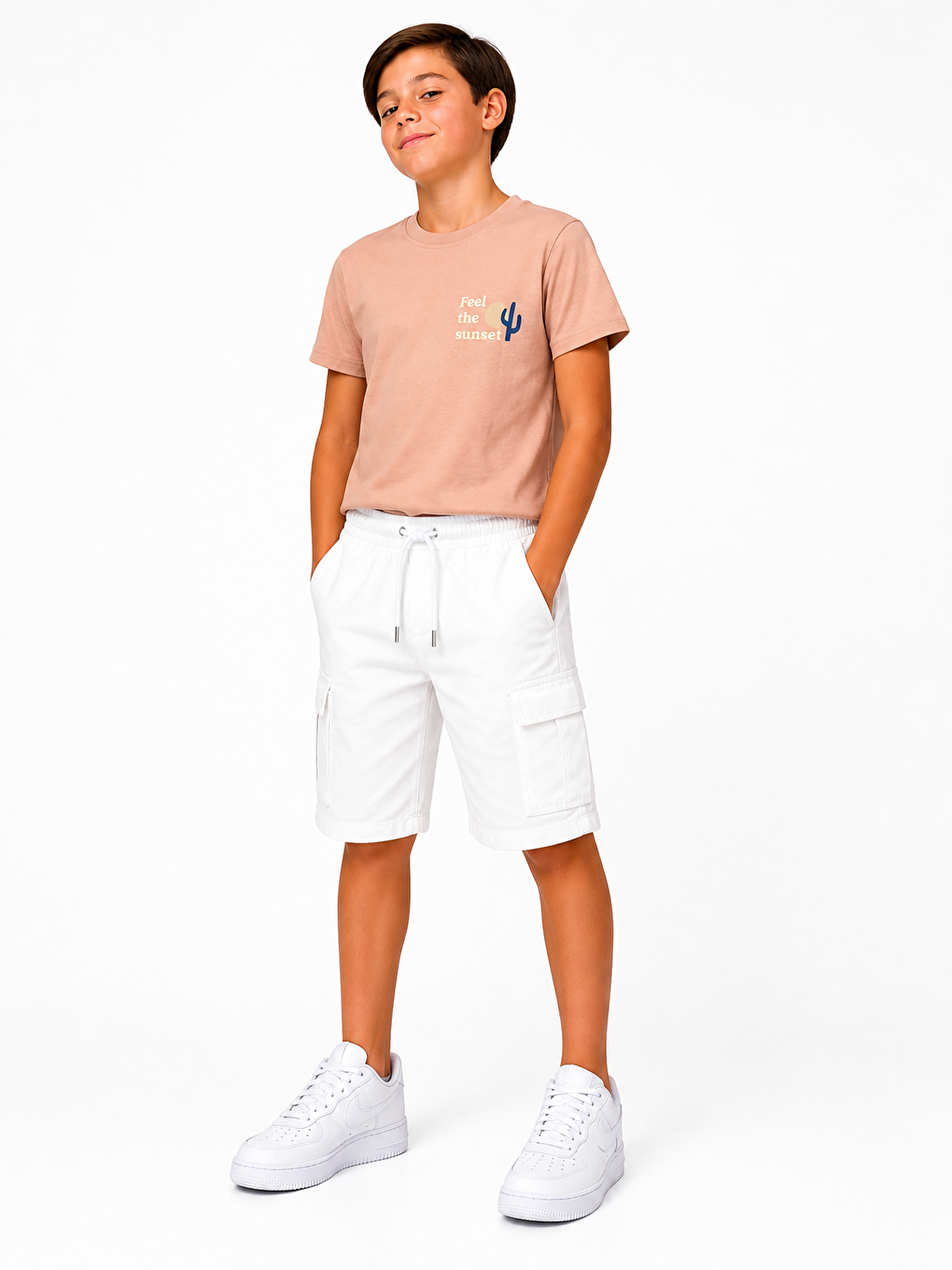 Pembe Kids  Erkek Çocuk Baskılı Tişört