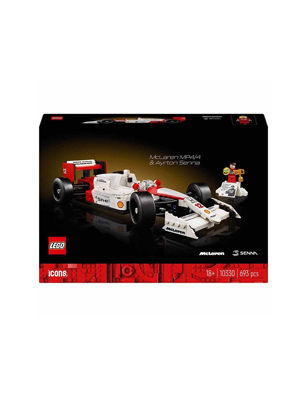 Lego Karışık Icons McLaren MP4/4 ve Ayrton Senna Seti 10330 - 2