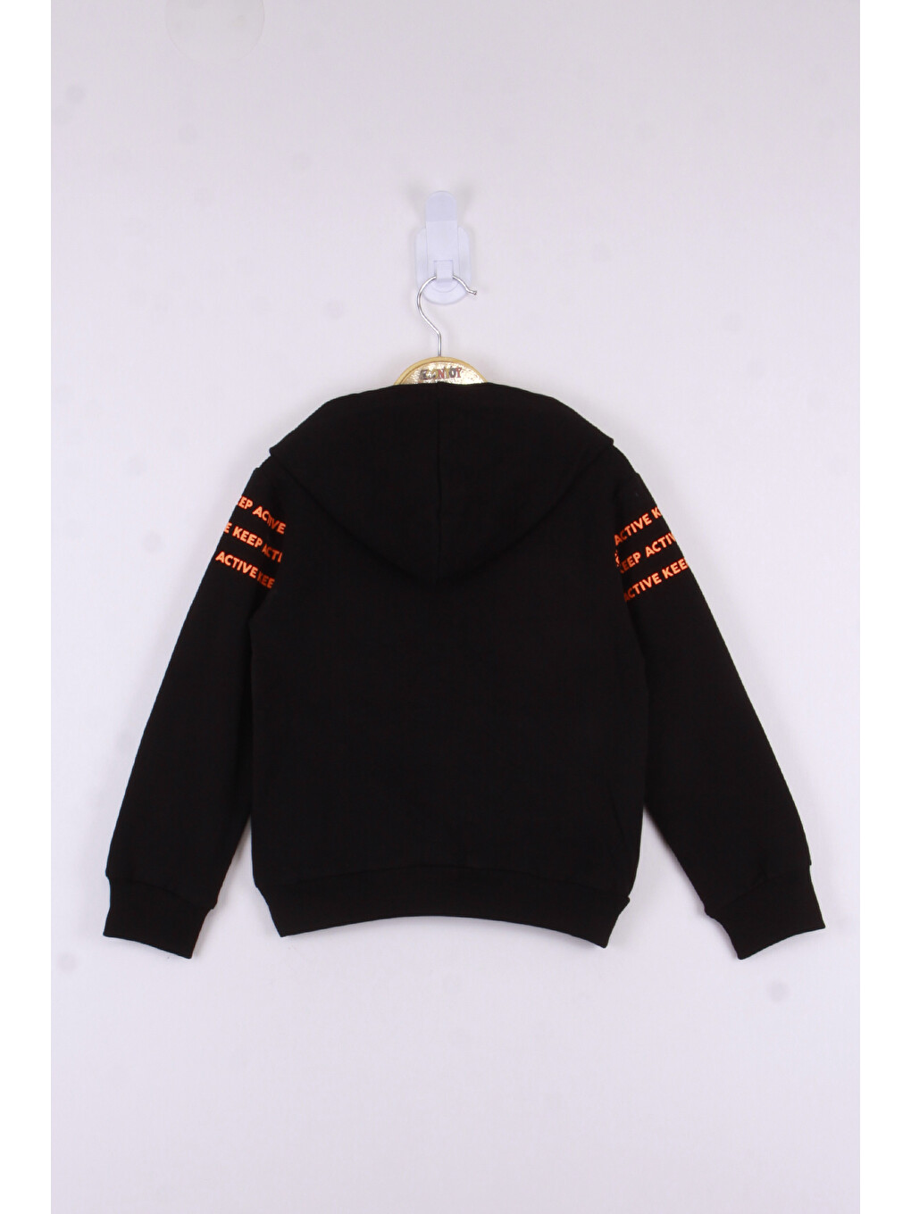 Gri Erkek Çocuk Keep Active Baskılı Sweatshirt-4