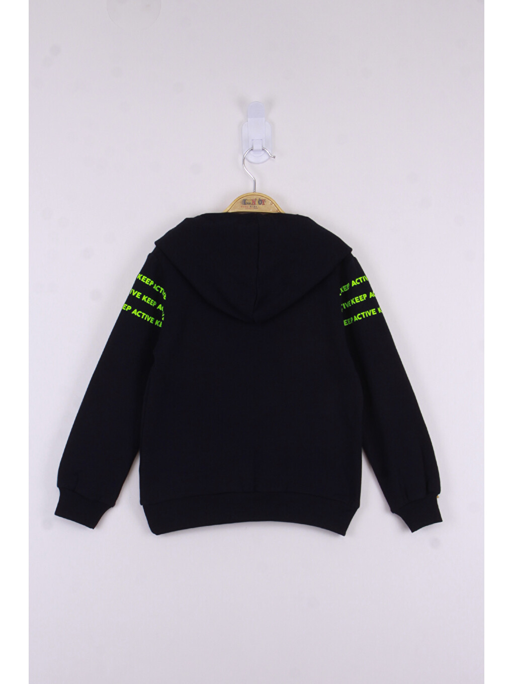 Gri Erkek Çocuk Keep Active Baskılı Sweatshirt-6