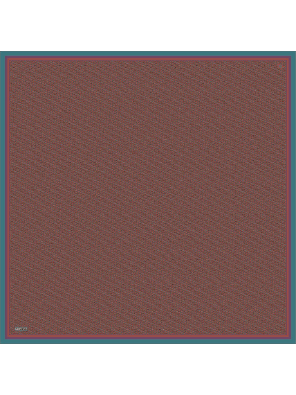 Turuncu Saf İpek Twill Eşarp 9528D 90-3