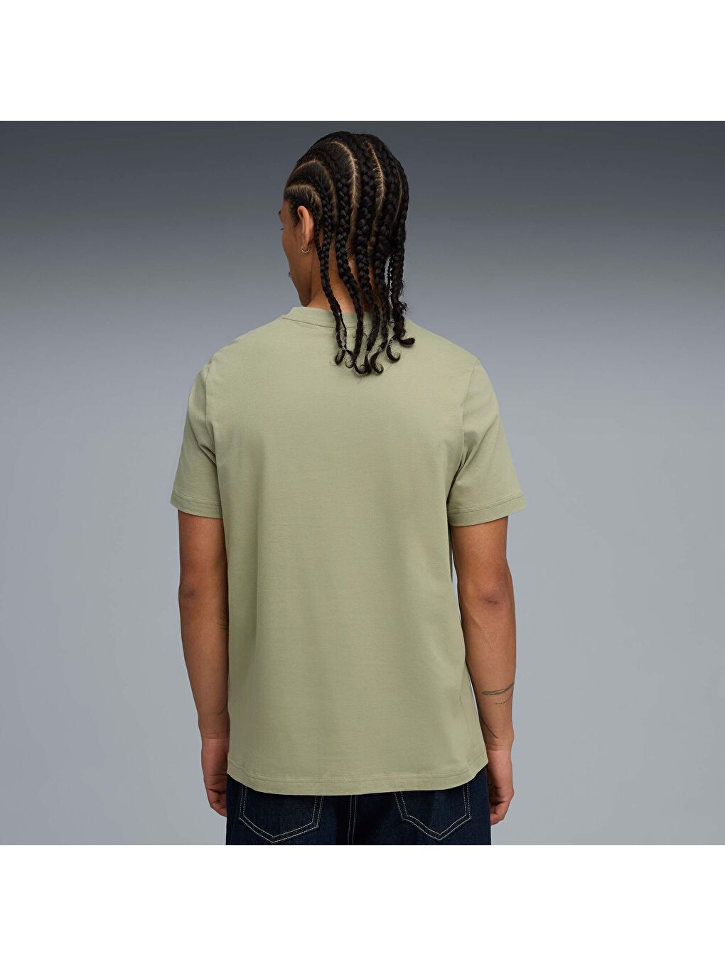 Yeşil GRAPHIC VARSITY Erkek Tişört-2