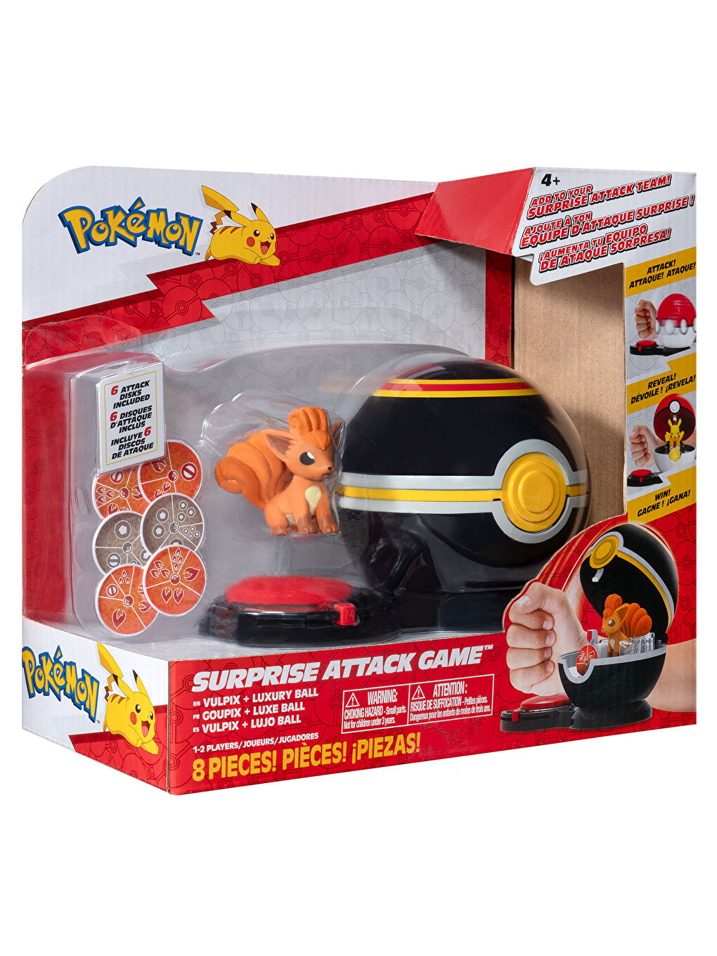 Sürpriz Atak Oyun Seti - Vulpix + Luxury Ball-4