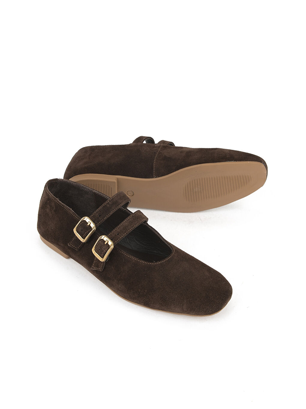 Kahverengi Kadın Hakiki Deri Babet 153111Z4083 Kahve-3