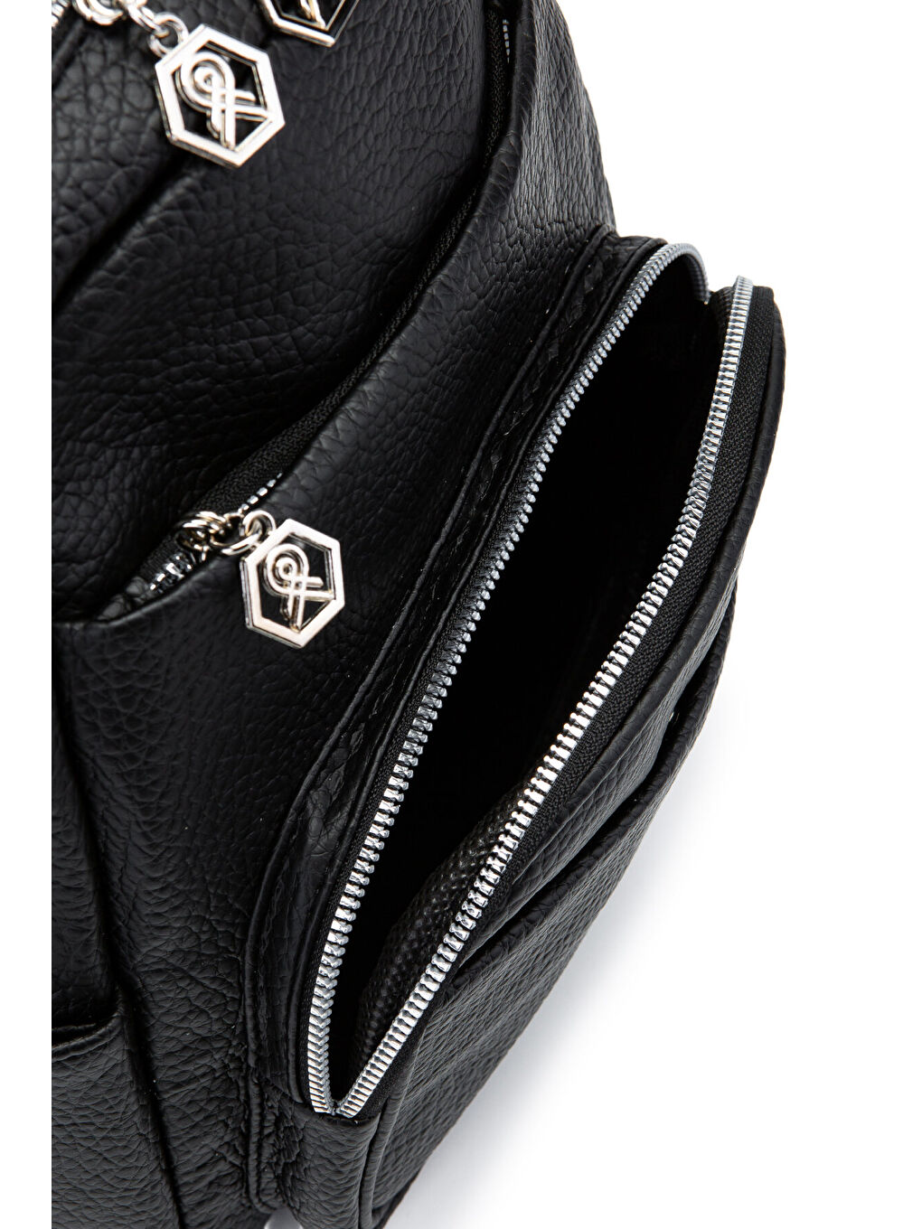 Çok Gözlü Holly Kadın Sırt Çanta Siyah-4