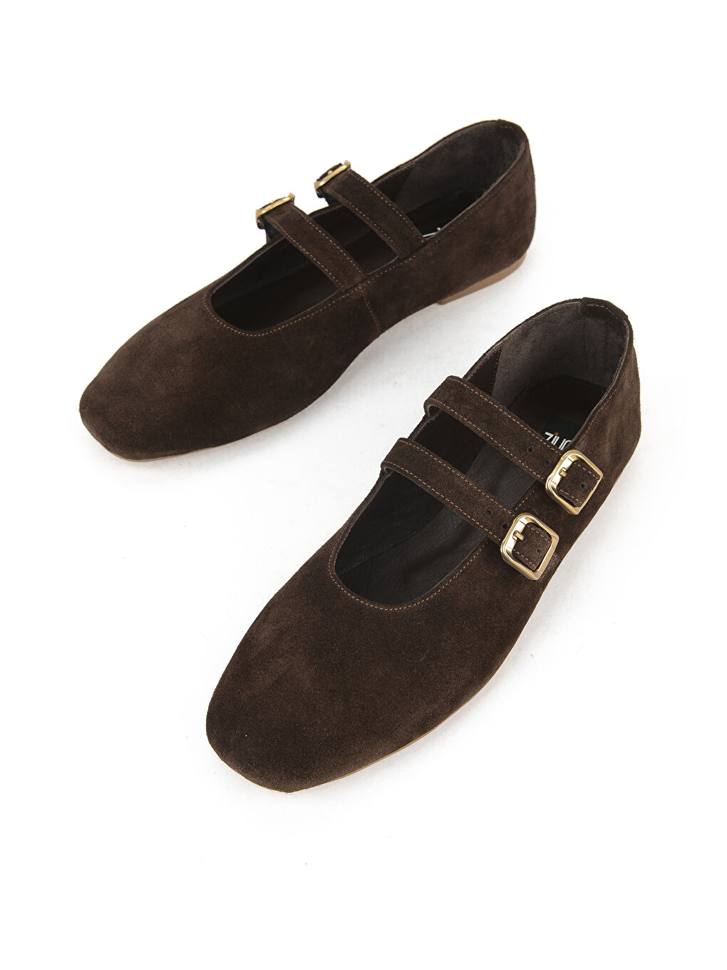 Kahverengi Kadın Hakiki Deri Babet 153111Z4083 Kahve-4