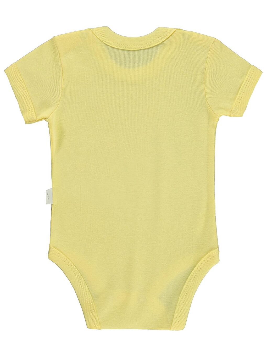 Baby Dondurma Baskılı 1-36 Ay Çıtçıtlı Badi - Sarı 18-24 Ay-1