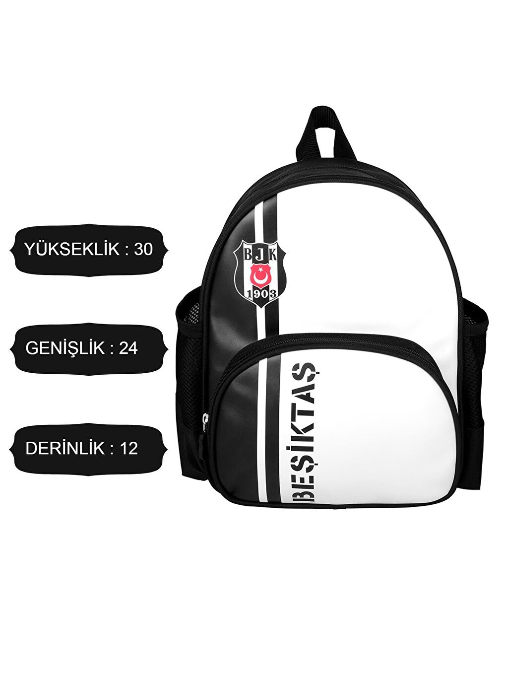 2 Bölmeli Suni Deri Anaokulu Çantası+Kalemlik-1