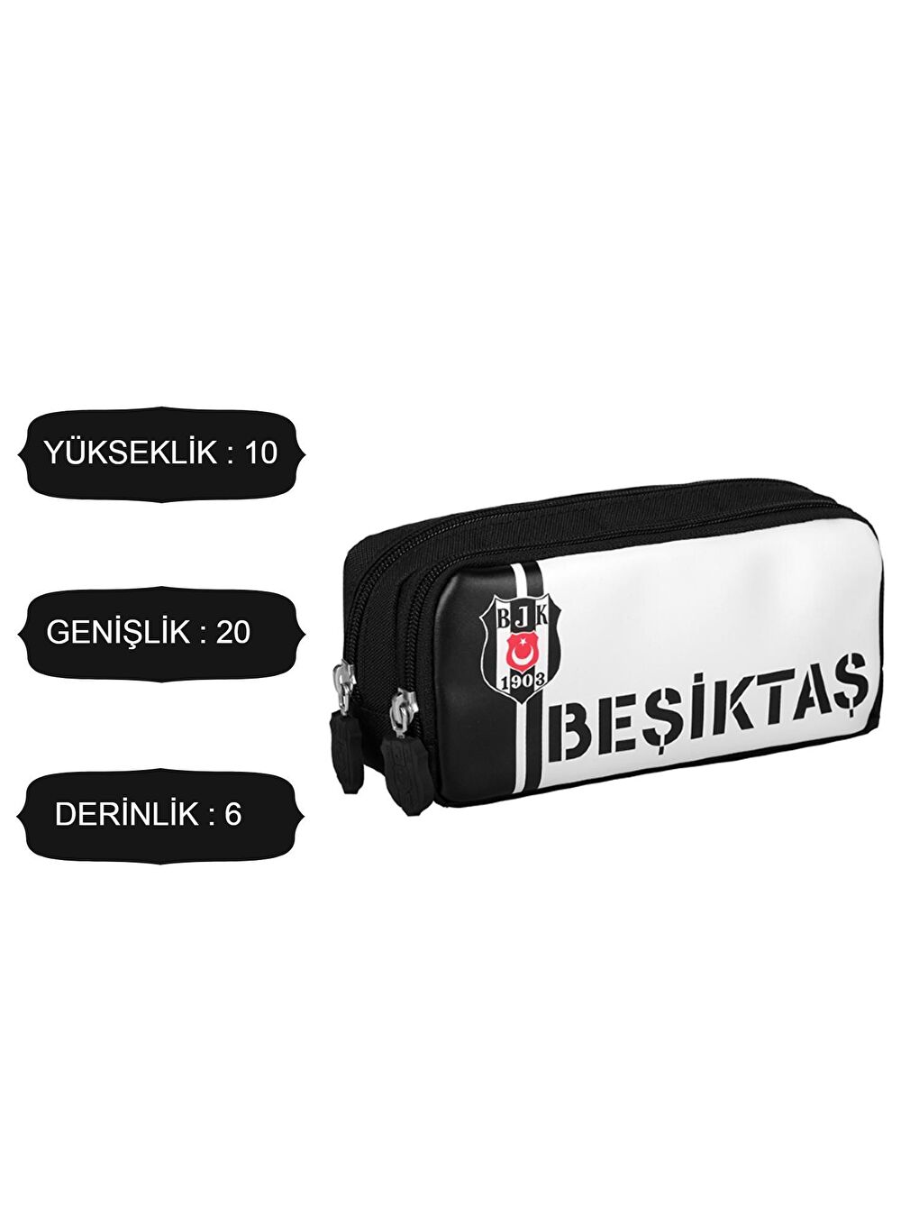 2 Bölmeli Suni Deri Anaokulu Çantası+Kalemlik-2