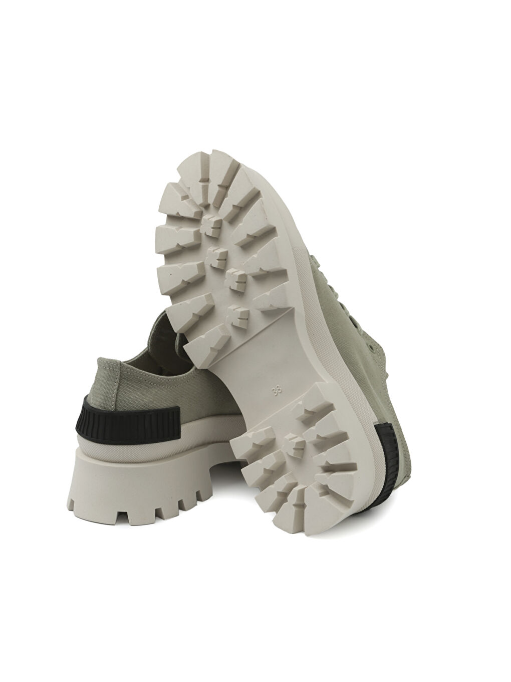 Yeşil Kadın Sneaker ( Günlük) RD-4387 KETEN YEŞİL-4