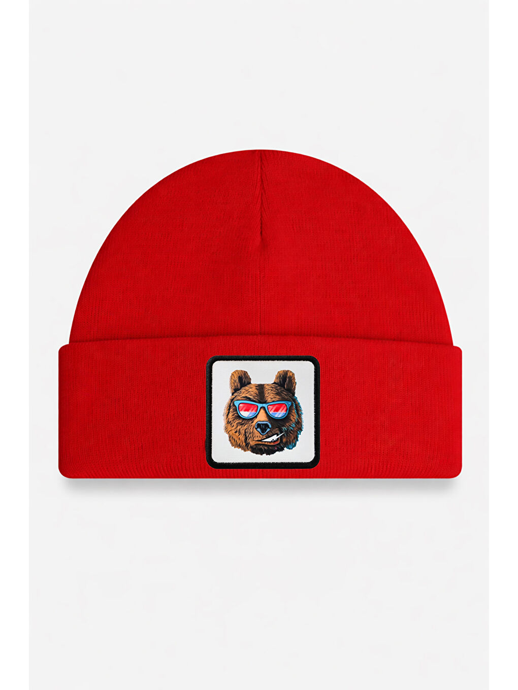 Ayı Logolu Kırmızı Çocuk Bere