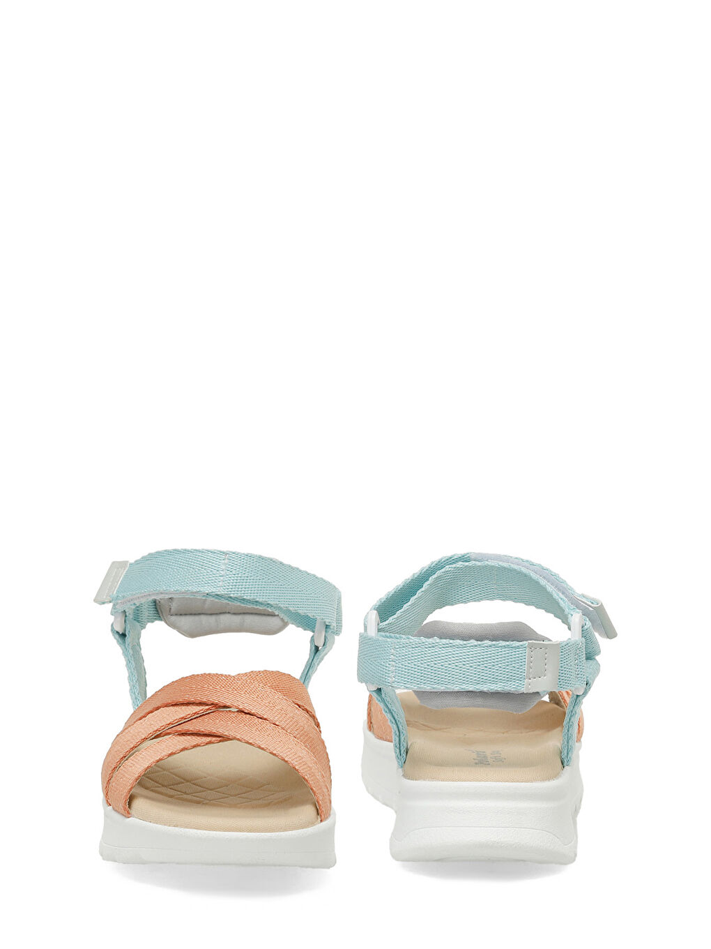 Kırmızı 323603.Z 4FX Nar Çiçeği Kadın Kalın Taban Sandalet-4