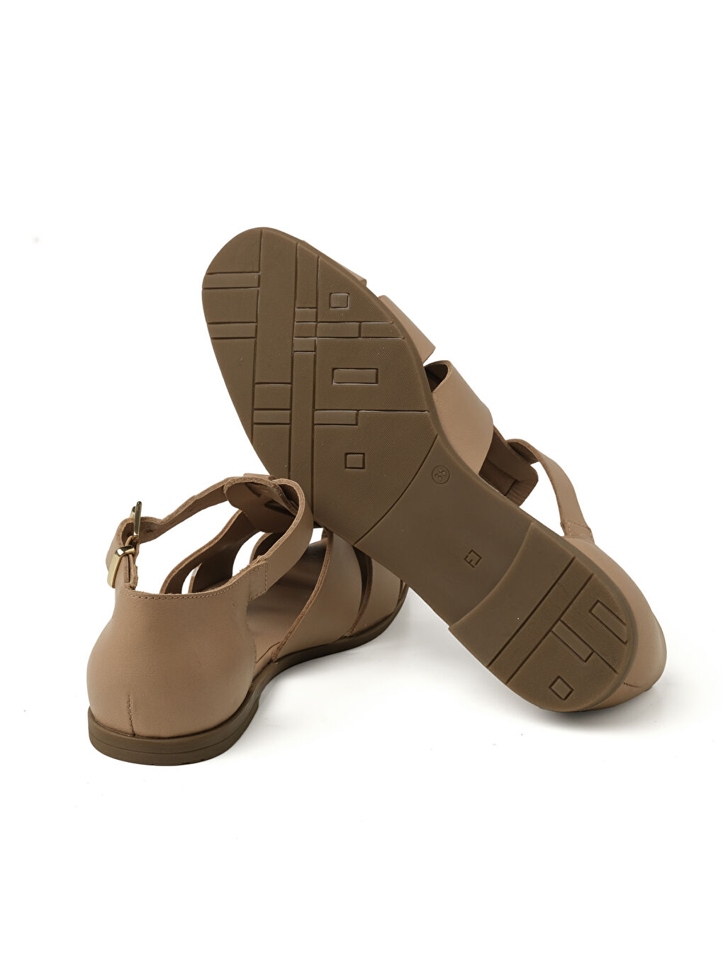 Bej Kadın Sandalet MX-M.23122 ZA-R543 Ten-4