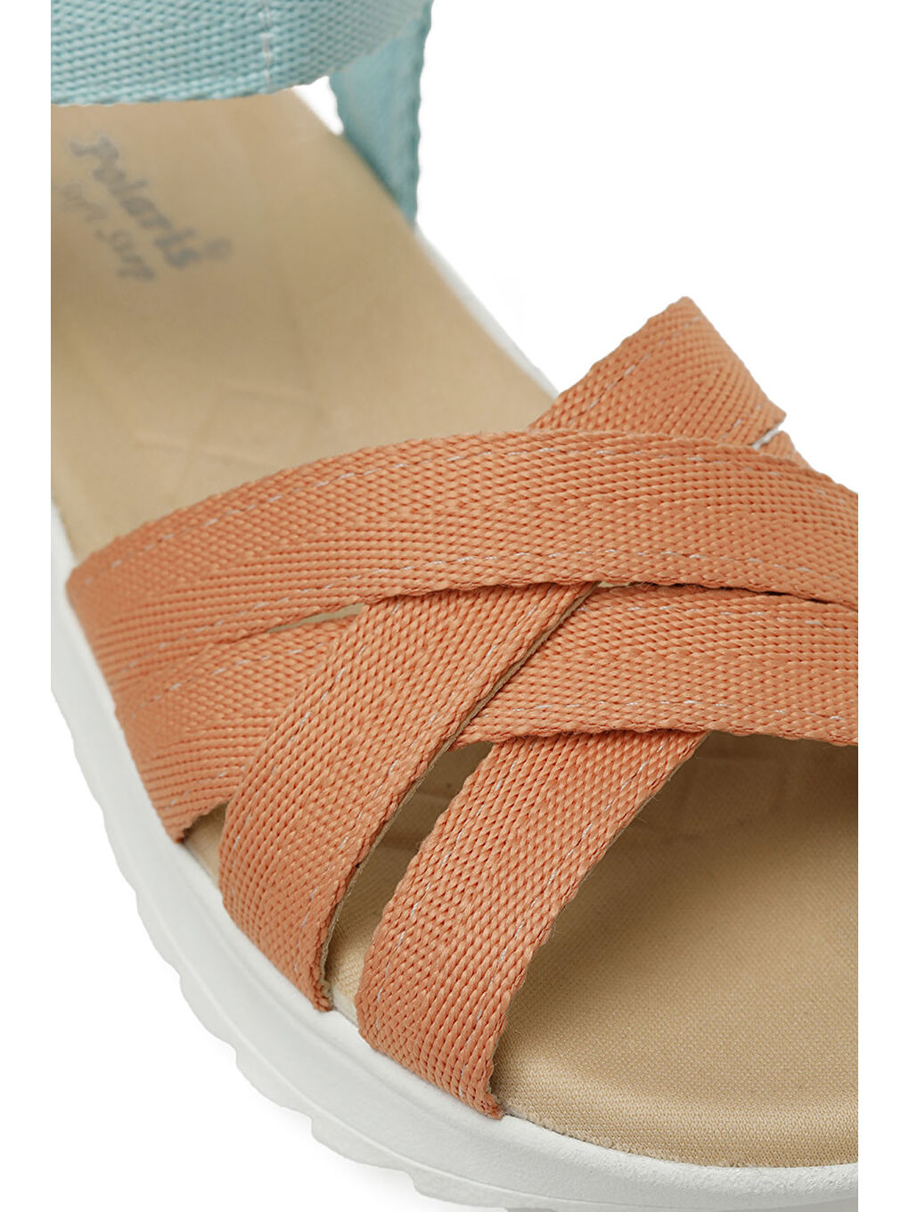 Kırmızı 323603.Z 4FX Nar Çiçeği Kadın Kalın Taban Sandalet-6