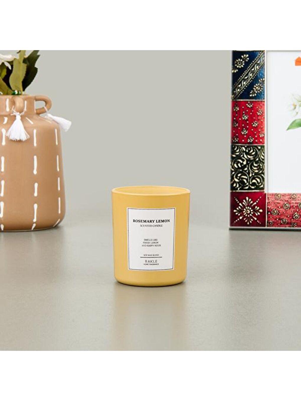 Le Jardin Rosemary Lemon Kokulu Mum - Sarı - 120 gr