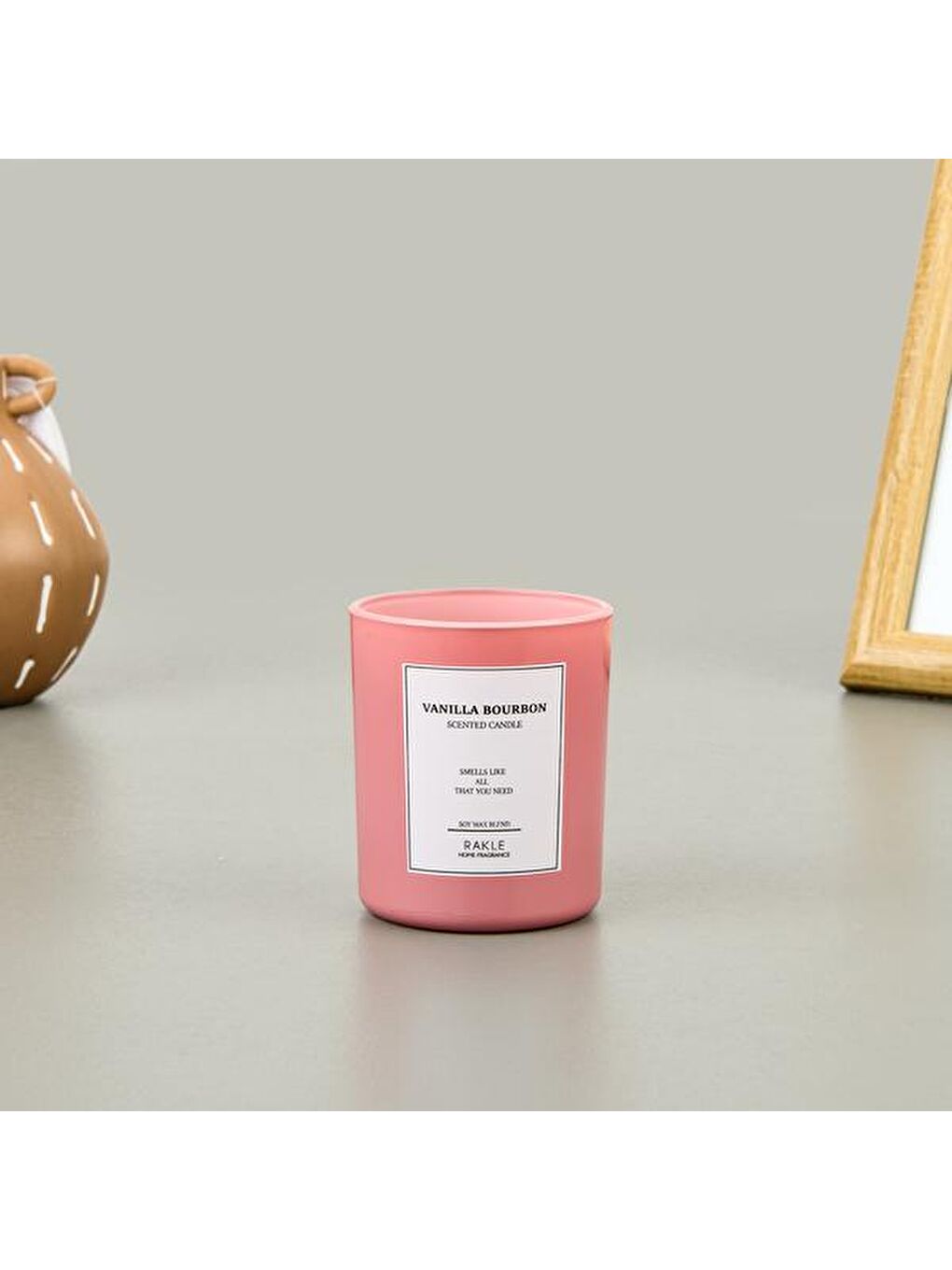 Le Jardin Vanilla Bourbon Kokulu Mum - Pembe - 120 gr