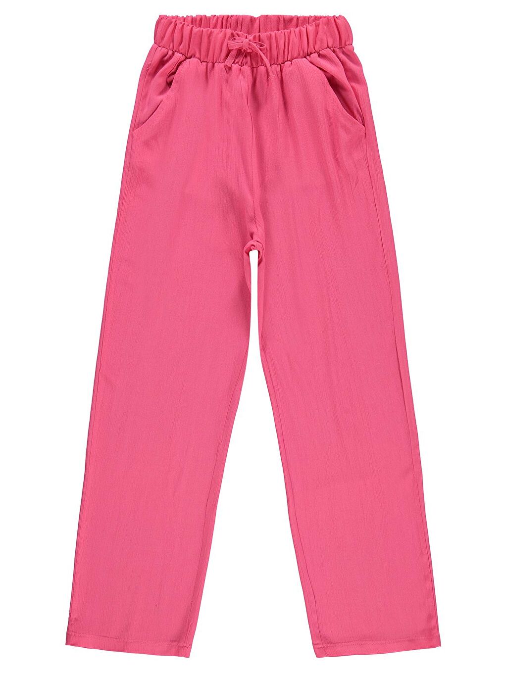 Fuşya Girls Bol Paça 10-13 Yaş Pantolon - Fusya