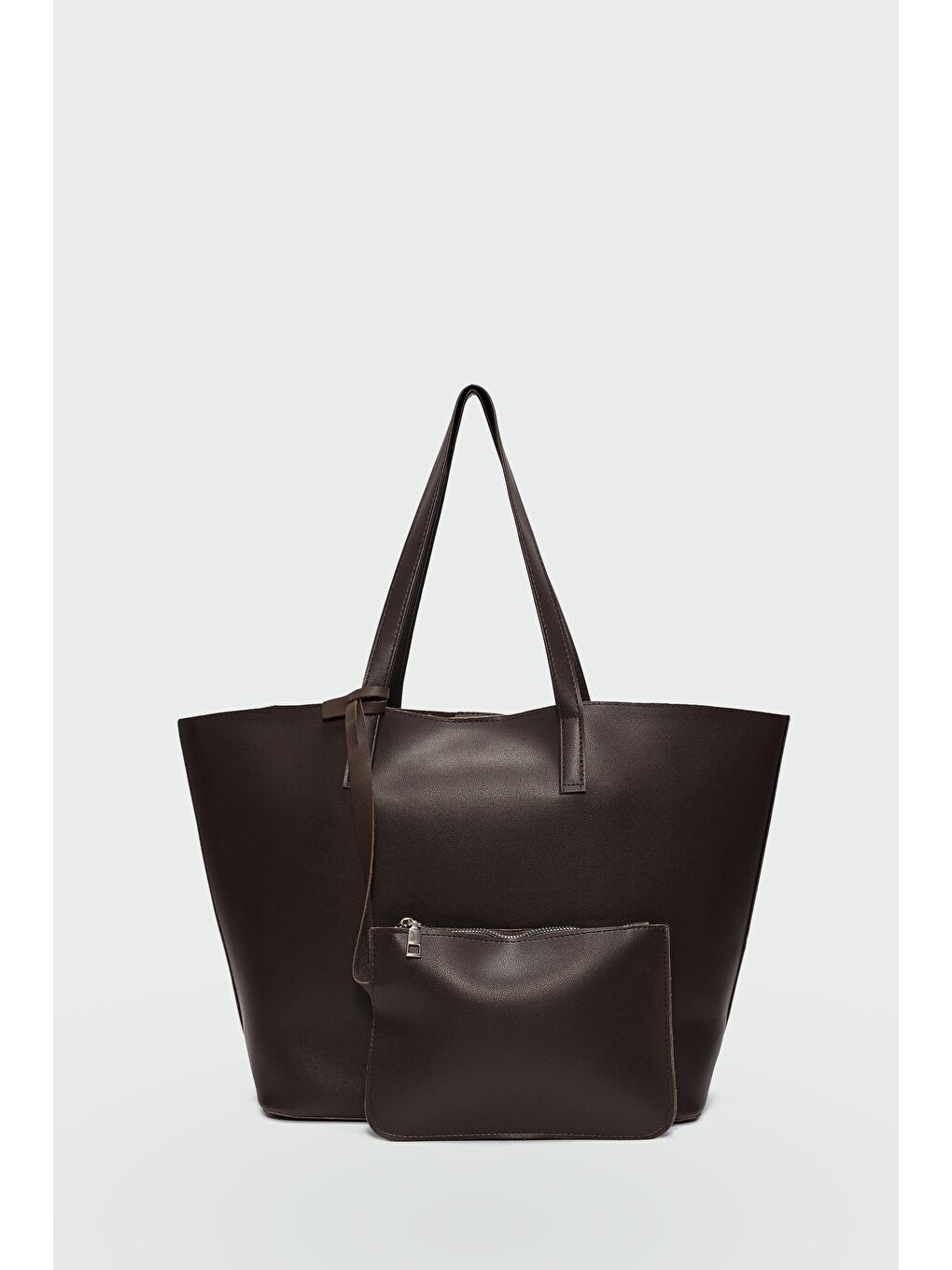 Kahverengi Carrie Cüzdanlı Omuz Çantası Acı Kahve