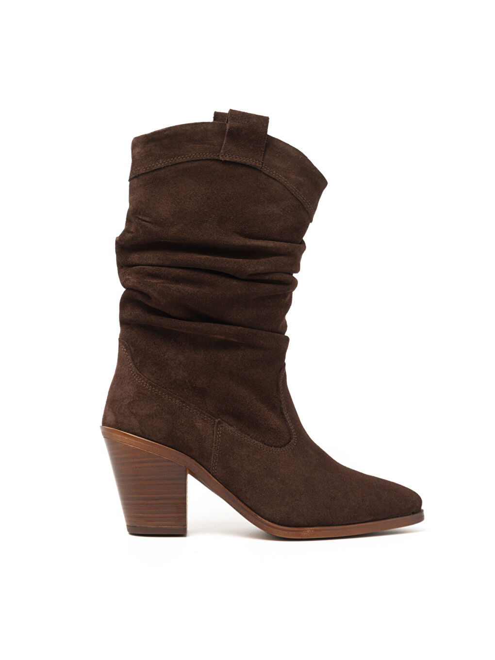 Kahverengi Kadın Çizme RC-25K-001-R17300 Kahve Süet 7