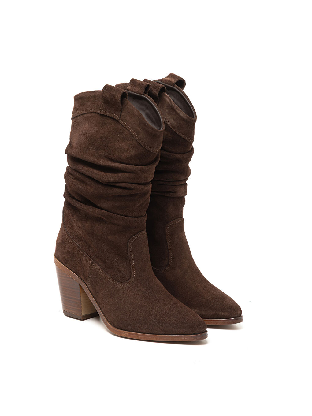 Kahverengi Kadın Çizme RC-25K-001-R17300 Kahve Süet 7-2
