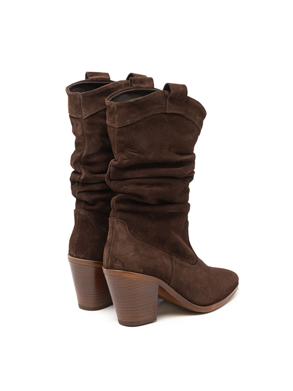 Kahverengi Kadın Çizme RC-25K-001-R17300 Kahve Süet 7-3