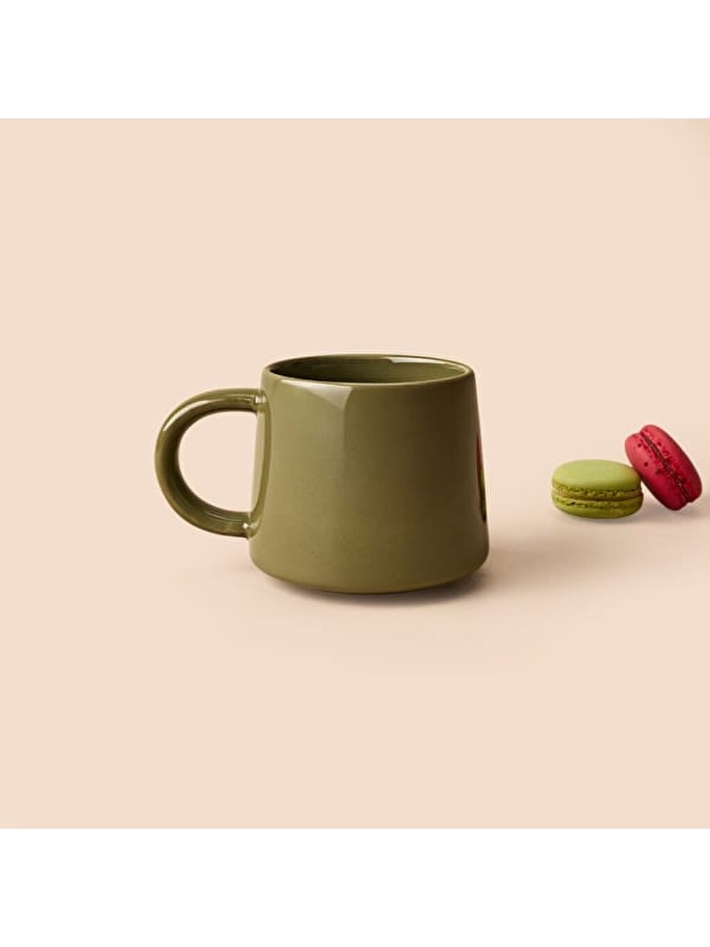 Kitchen Seramik Kupa - Yeşil - 360 ml-3