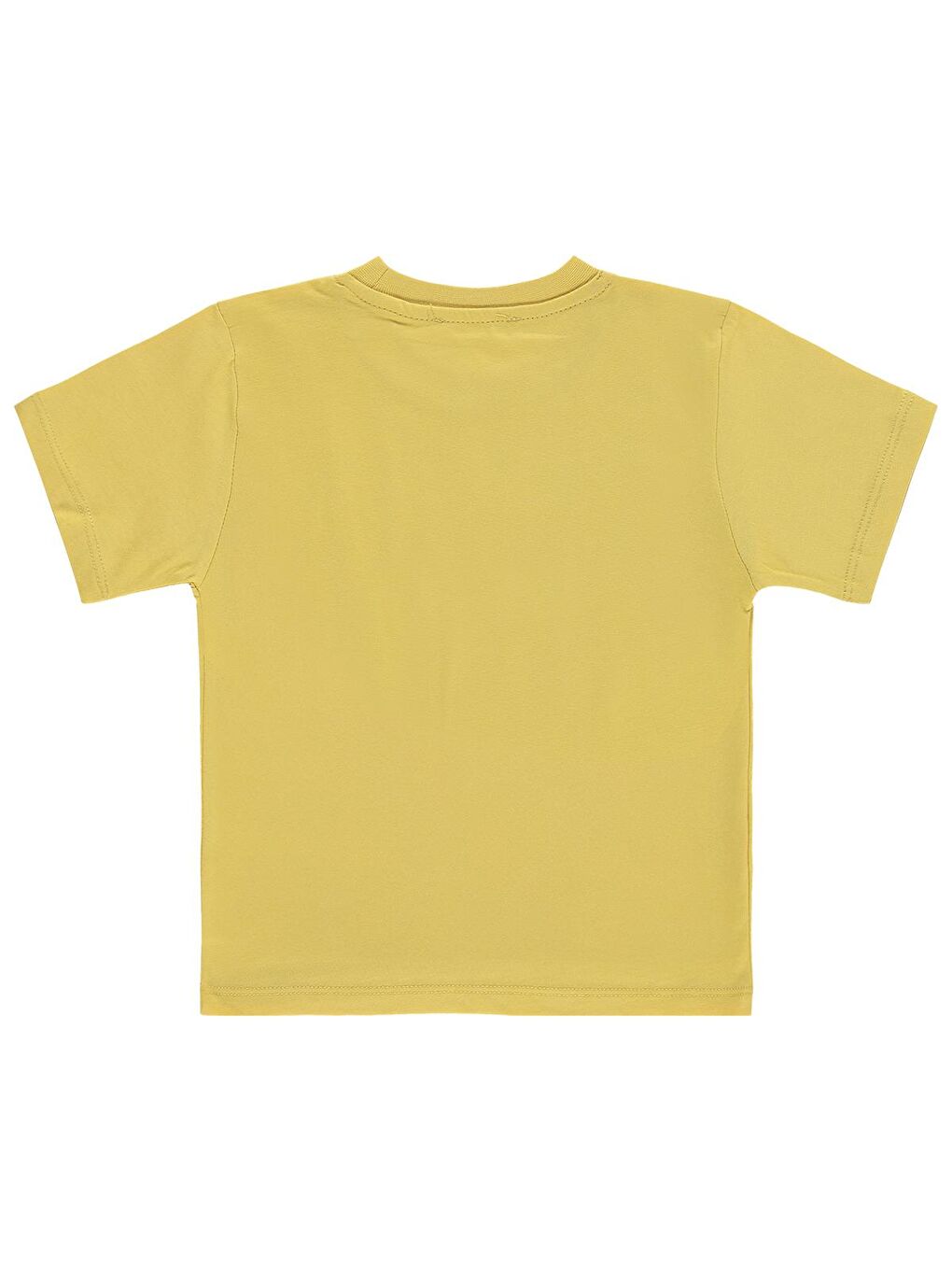 Boys Basic 2-5 Yaş Tişört - Sarı-1