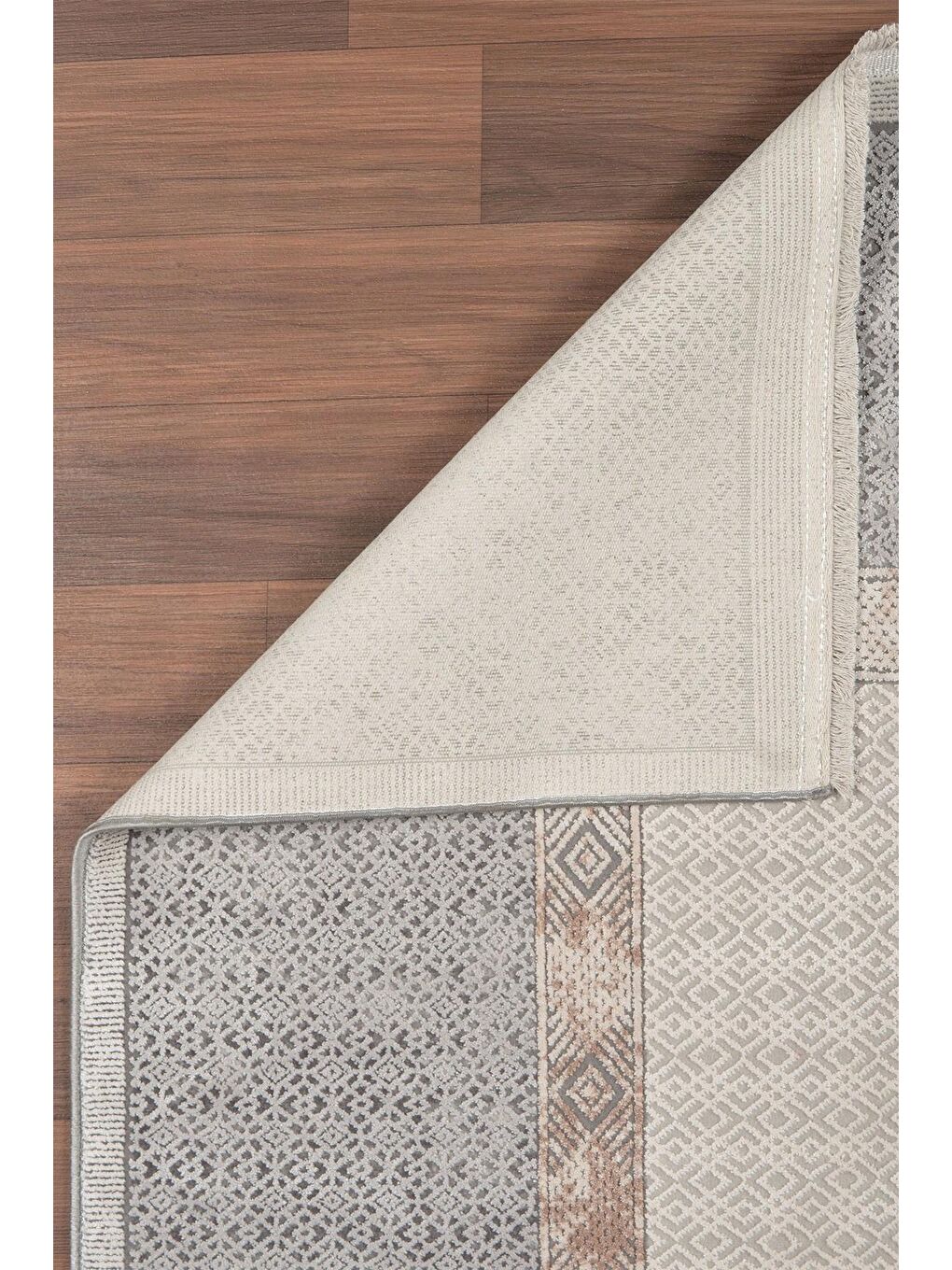 Konfor Halı Gri Granada 6077 Akrilik Modern Dokuma Halı-80x150 - 3