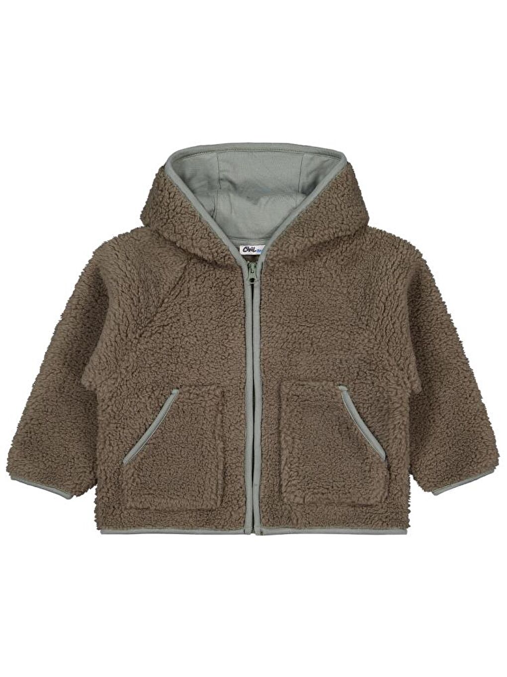 Boys Biyeli Fermuarlı 2-5 Yaş Hırka - Haki 2-3 Yaş