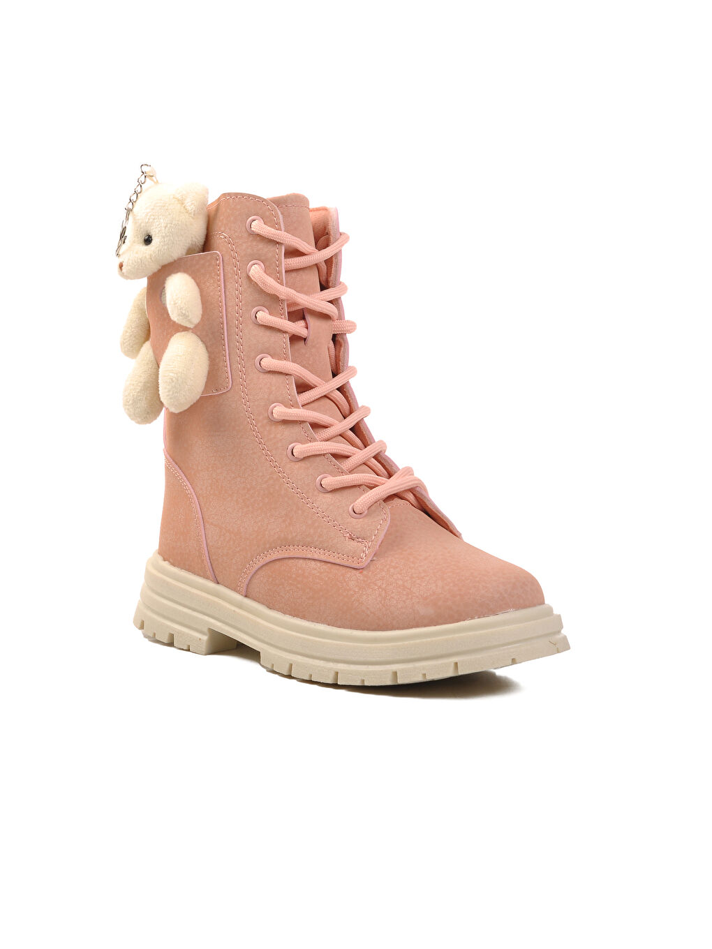 Pembe Pudra İçi Polarlı Kız Çocuk Bot Perla F-2