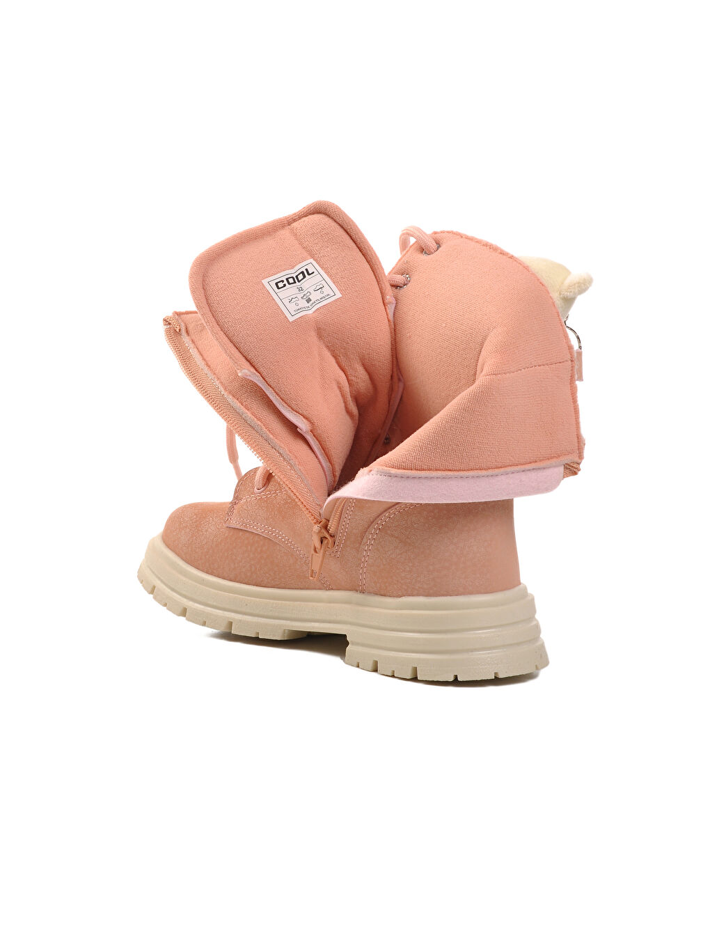 Pembe Pudra İçi Polarlı Kız Çocuk Bot Perla F-3