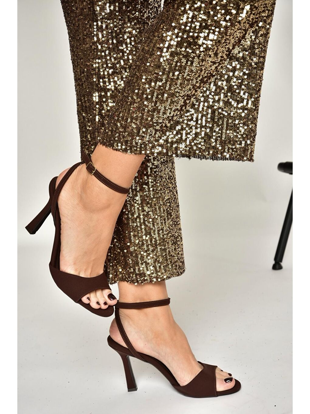 Kahverengi Kadın Topuklu Ayakkabı Y997264604