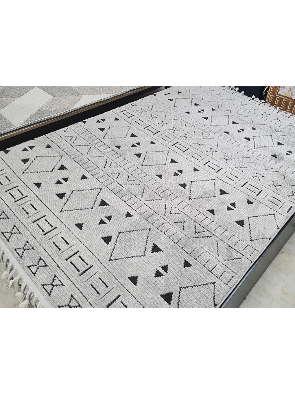 Life Gri Antrasit Dikdörtgen Halı 160x230cm-1