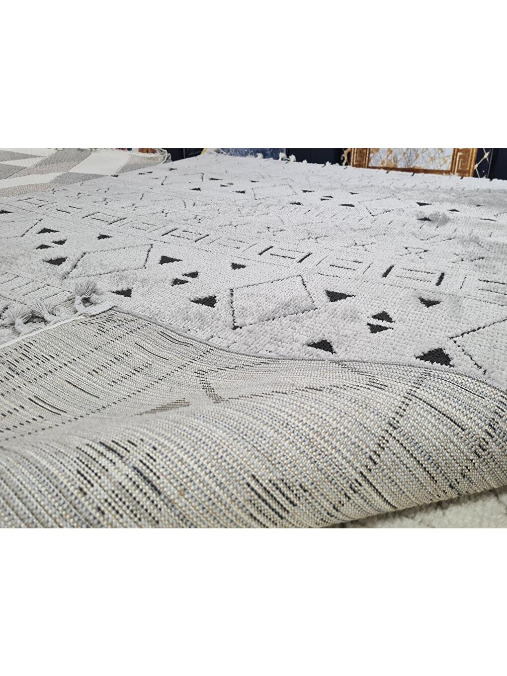 Life Gri Antrasit Dikdörtgen Halı 160x230cm-3