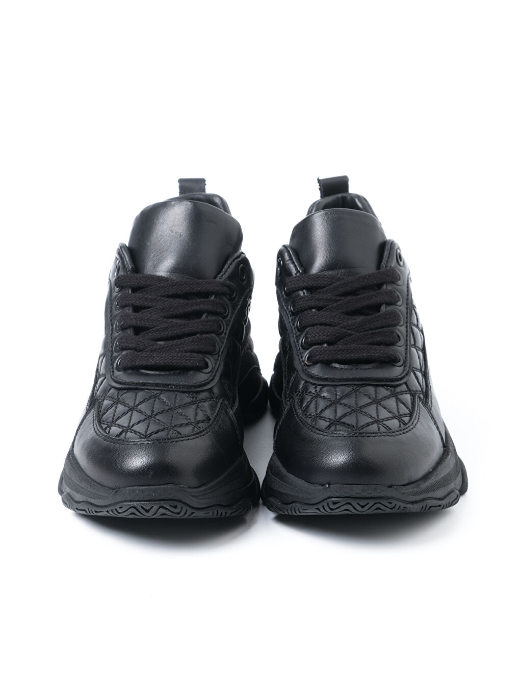 Siyah Kadın Sneaker ( Günlük) RD-3374 DERİ SİYAH-2