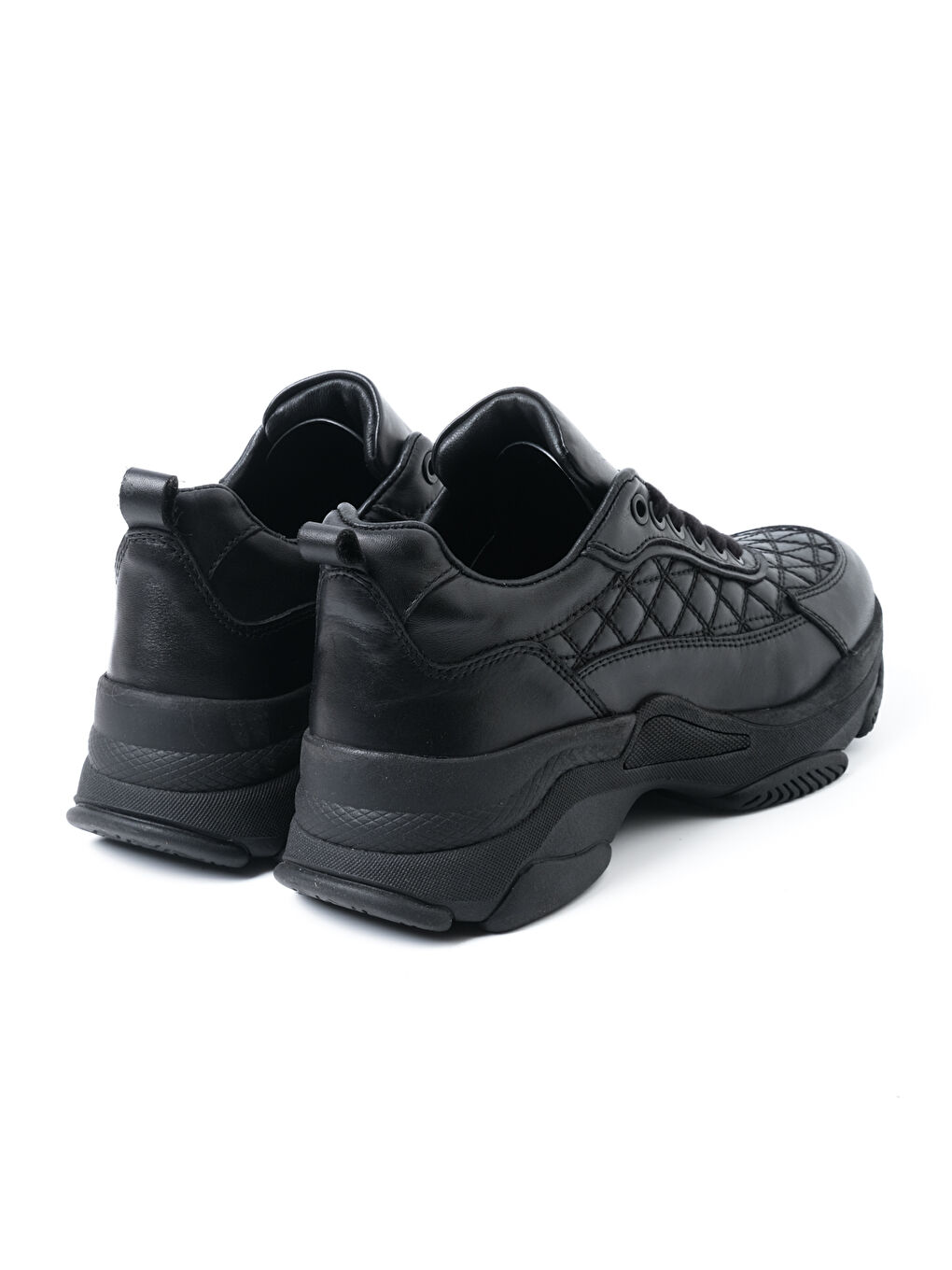 Siyah Kadın Sneaker ( Günlük) RD-3374 DERİ SİYAH-3