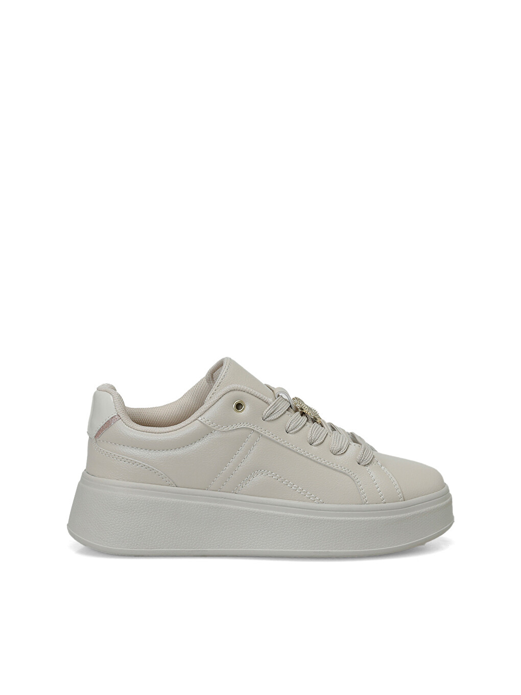 Angela W Bej Kadın Sneaker
