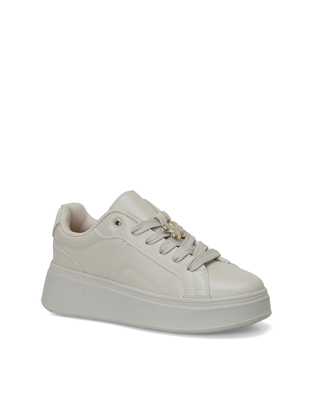 Angela W Bej Kadın Sneaker-1