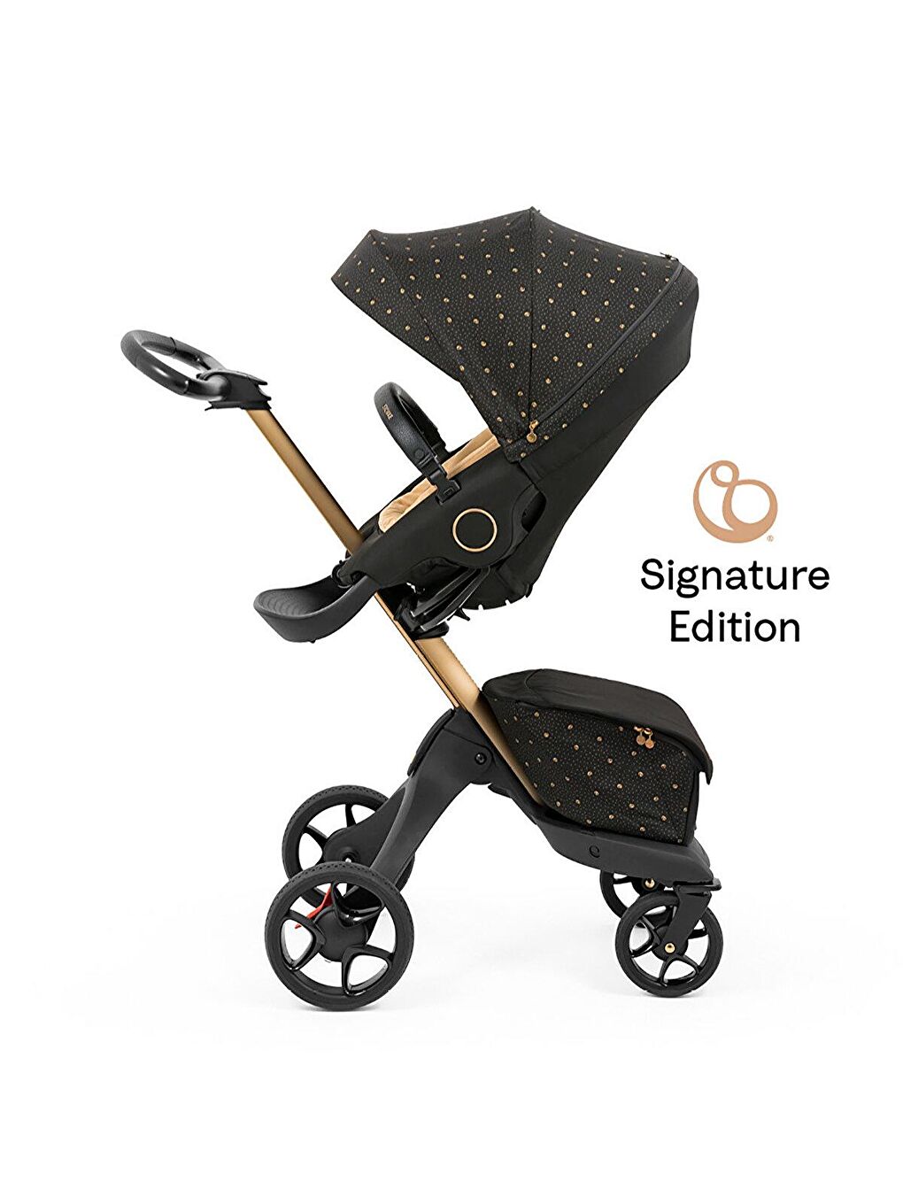 Stokke Karışık Bebek Arabası Signature Black