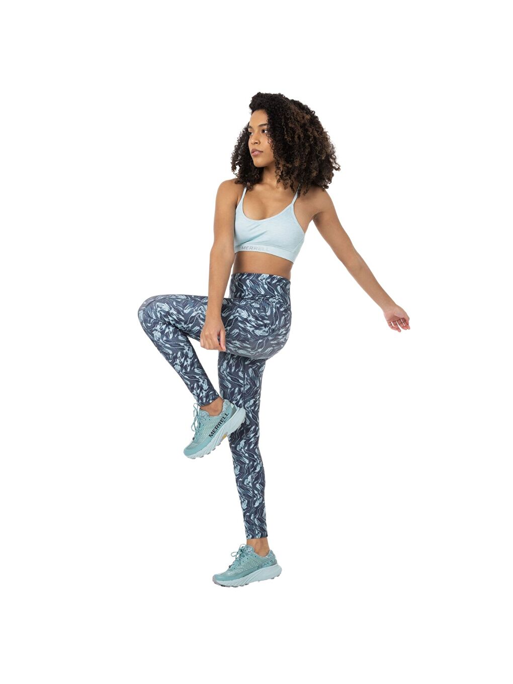 Turkuaz Base Kadın Mavi Fitness Bra-1