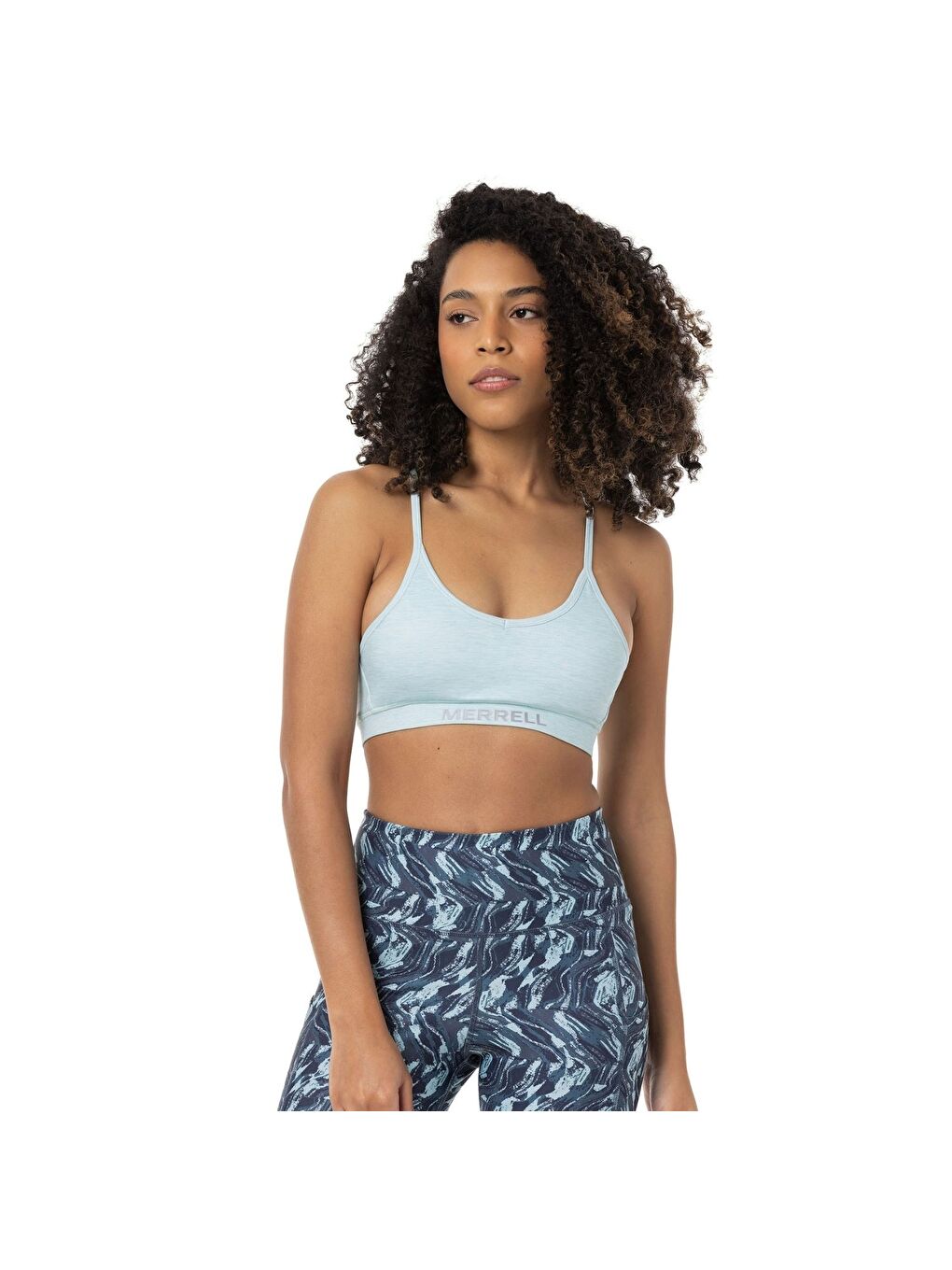 Turkuaz Base Kadın Mavi Fitness Bra-4