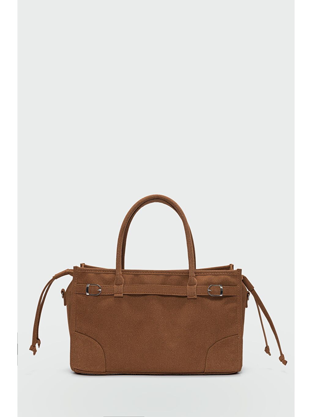 Kahverengi Fabiana Süet Omuz Çanta Taba