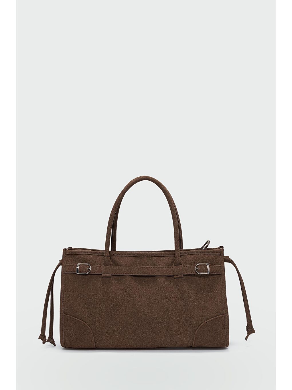 Kahverengi Fabiana Süet Omuz Çanta Kahve