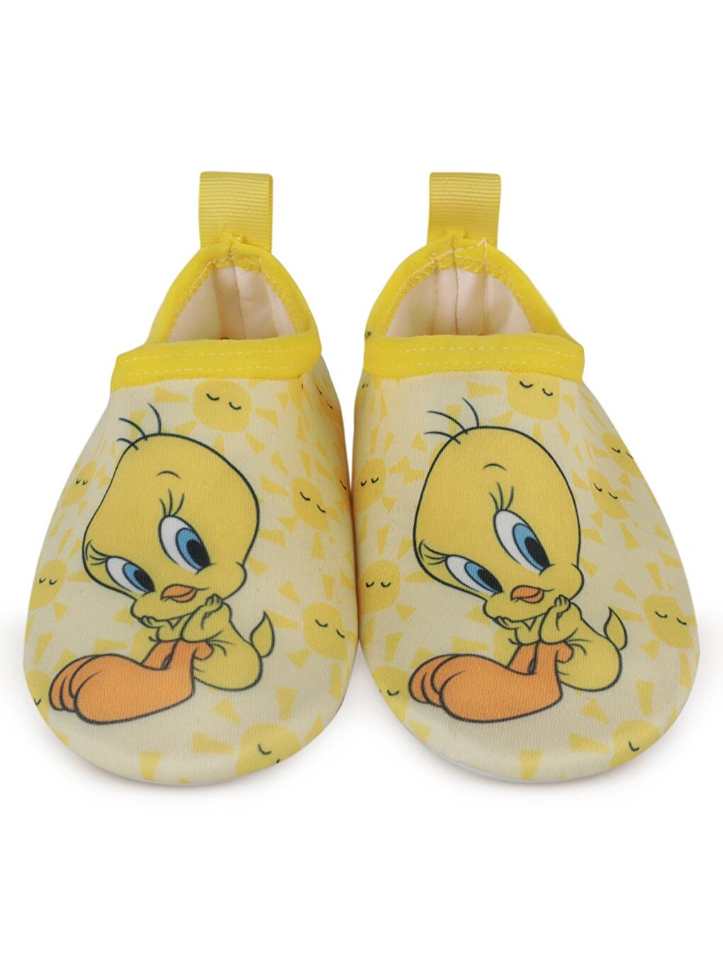 Baskılı Tabanlı 20-24 Numara Deniz Ayakkabısı - Sarı 22-1