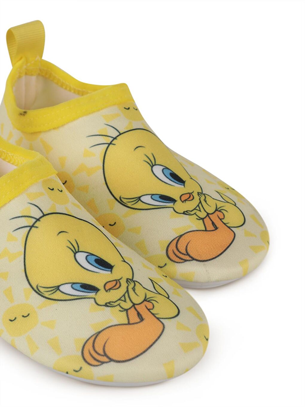 Baskılı Tabanlı 20-24 Numara Deniz Ayakkabısı - Sarı 22-3