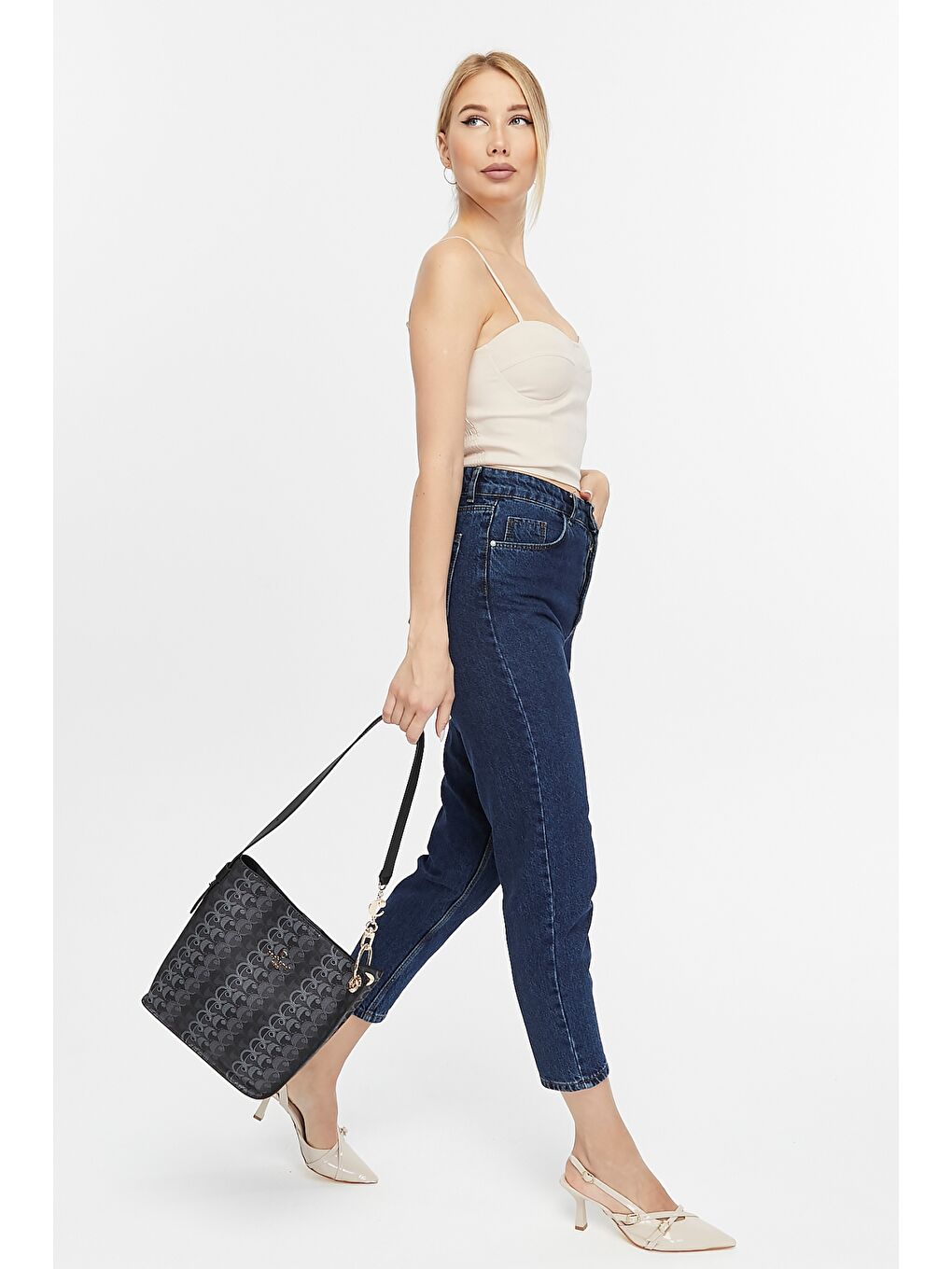 Siyah Kadın Omuz Çantası-1