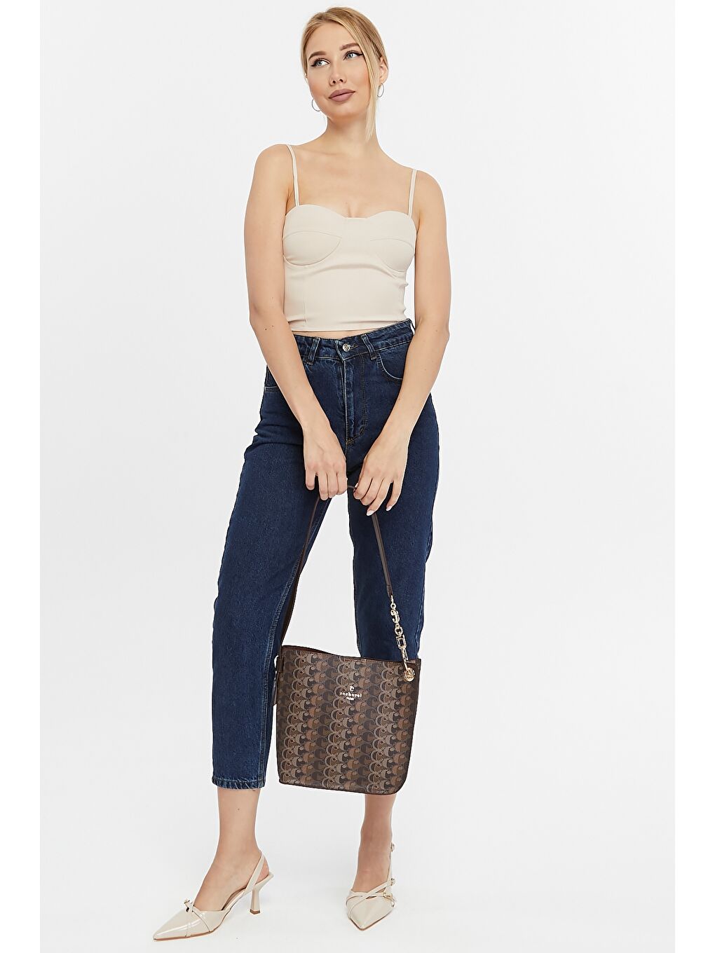 Kahverengi Kadın Omuz Çantası-1