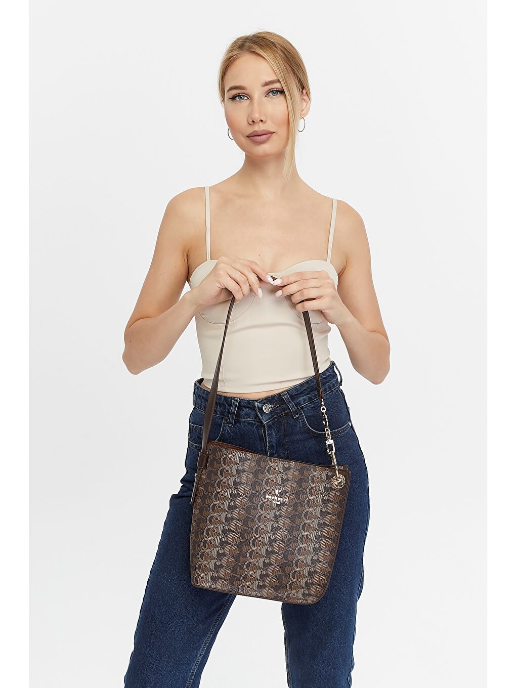 Kahverengi Kadın Omuz Çantası-2