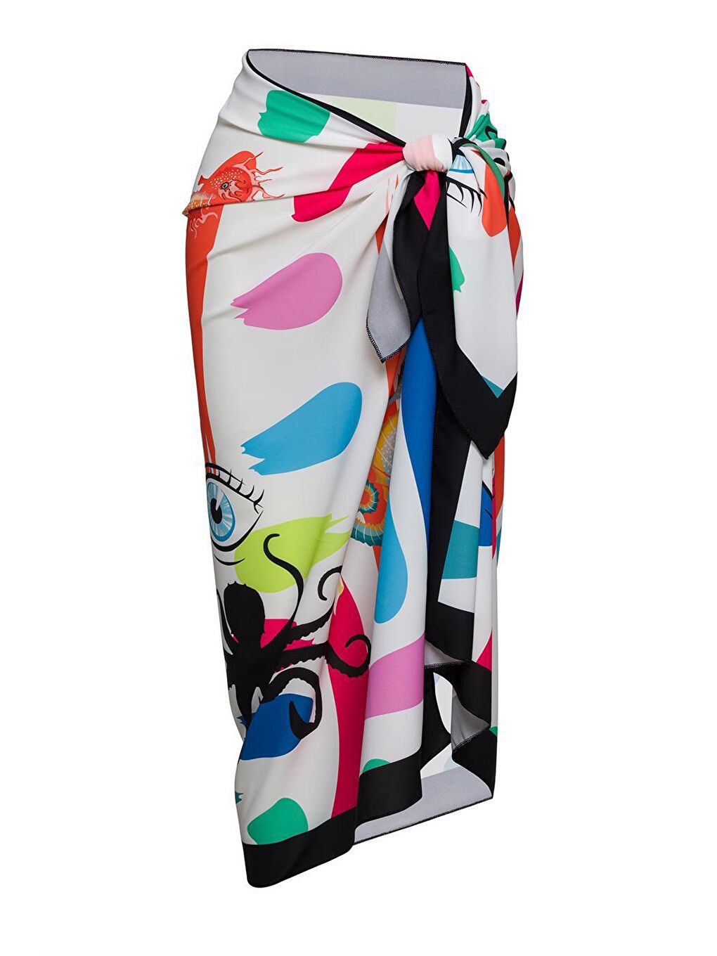 Karışık Hawaii 2 Pareo  İç Göstermez